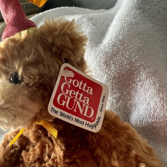 NWT VINTAGE GUND CONFETTI BIRTHDAY BEAR - Picture 9 of 10